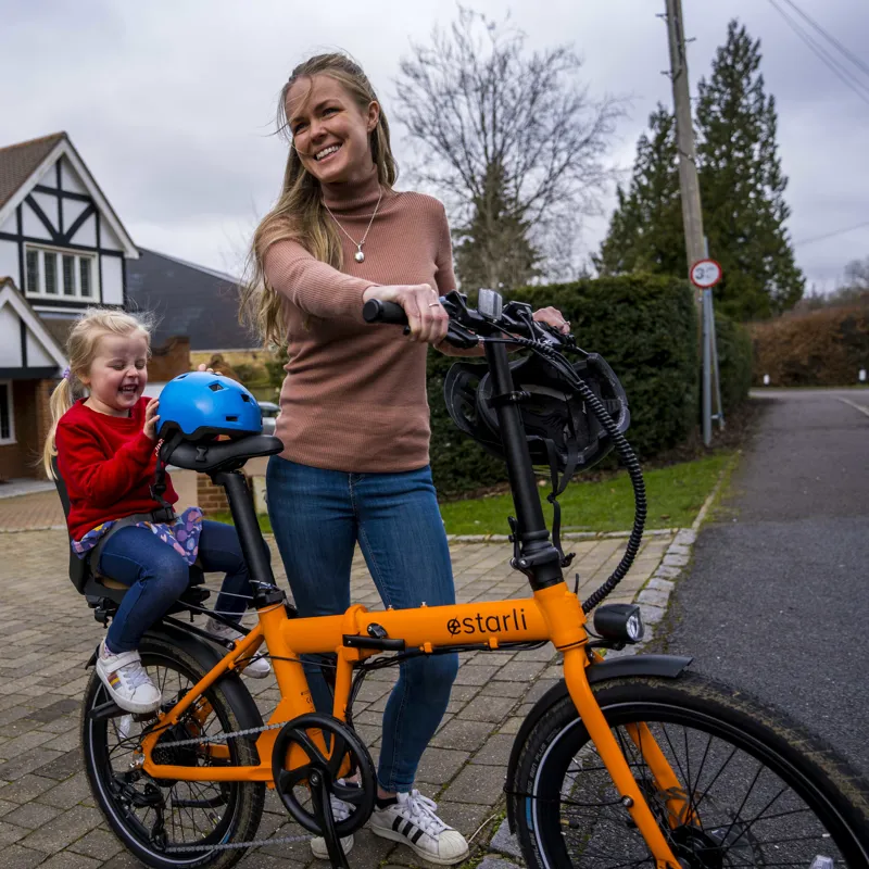 Estarli E20 Pro Electric Folding Bike Orange-5